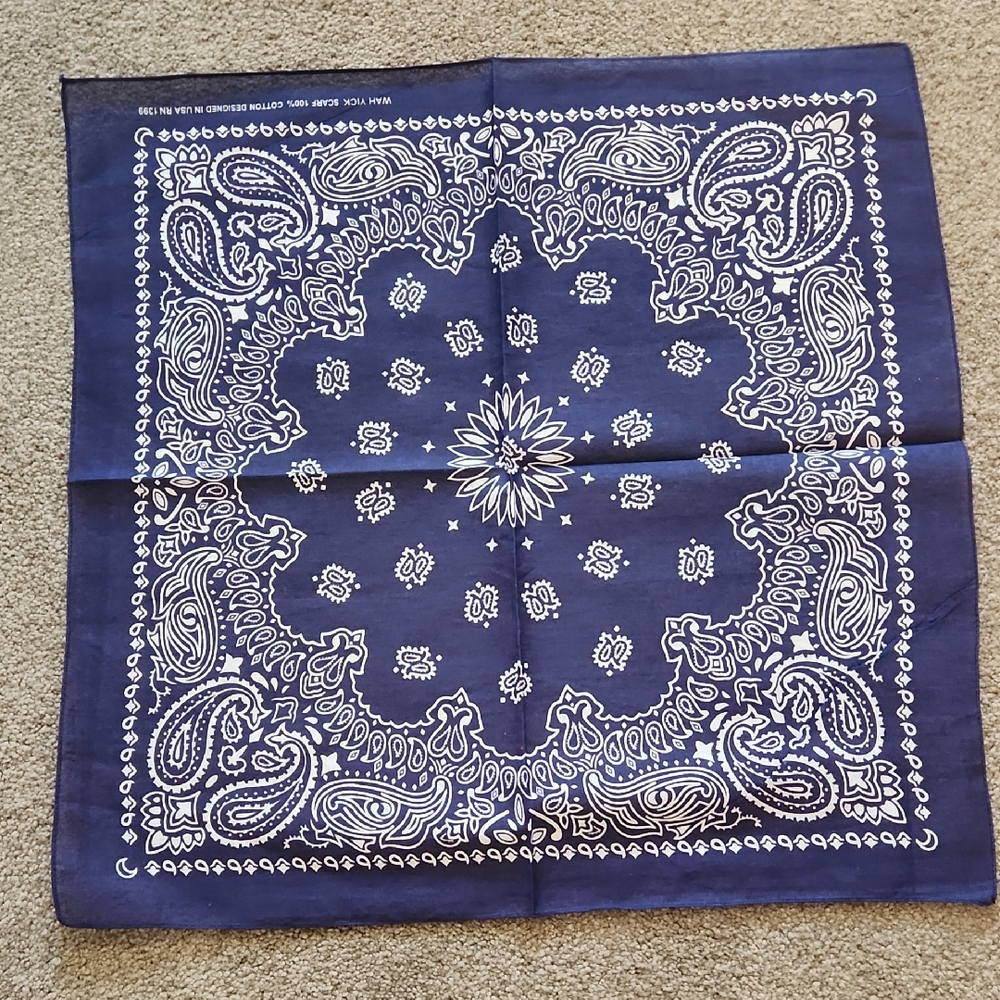 Navy Blue Bandana